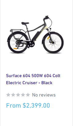 Surface 604 E-Bikes For Sale