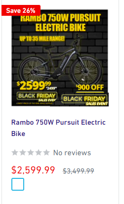 Rambo ebikes for sale