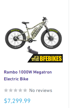 Rambo ebikes for sale