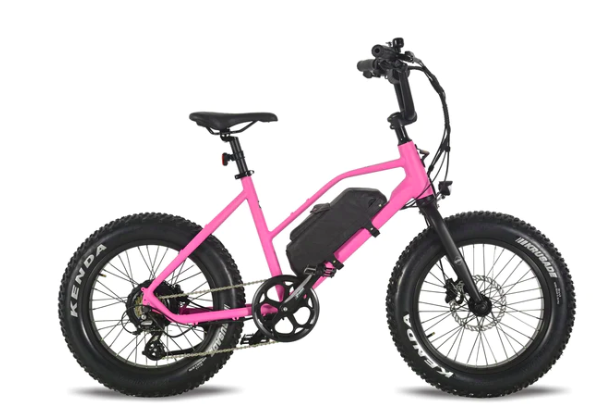 Pink electric bike