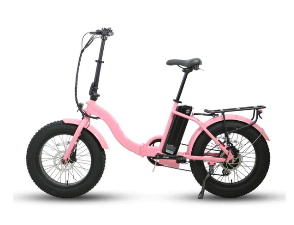 Pink electric bike