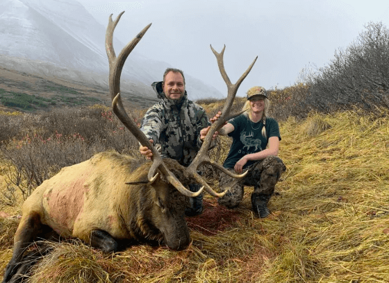 Elk hunting in  Alaska