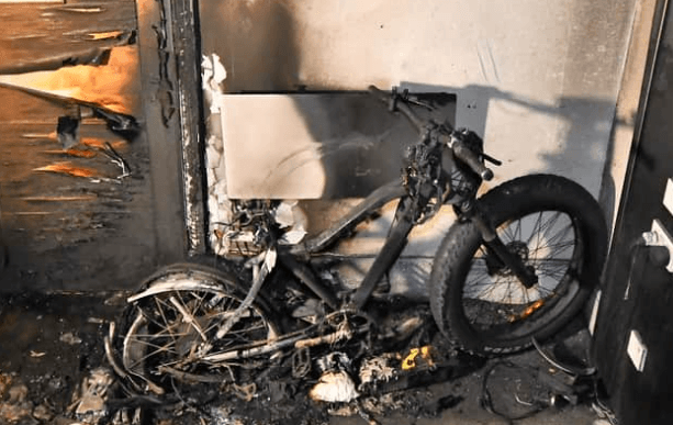 How do you prevent fires on E-bikes?