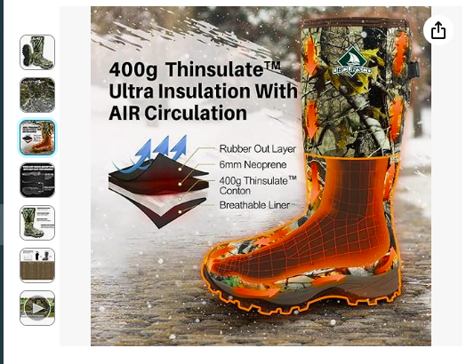  best rubber hunting boots