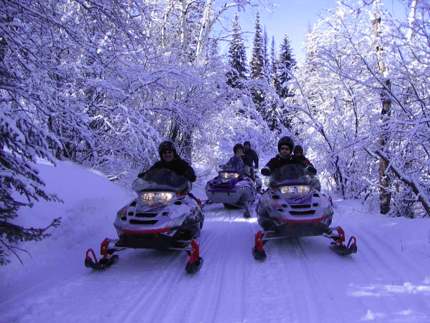 Best place to snowmobile in Canada